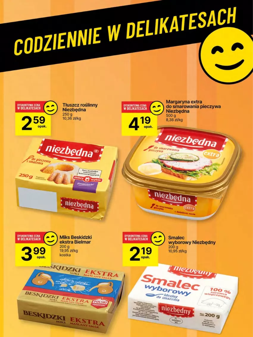 Gazetka promocyjna Delikatesy Centrum - Franczyza DC17 Czwartek - ważna 24.04 do 30.04.2025 - strona 54 - produkty: Beskidzki, Margaryna, Piec, Smalec, Tłuszcz roślinny