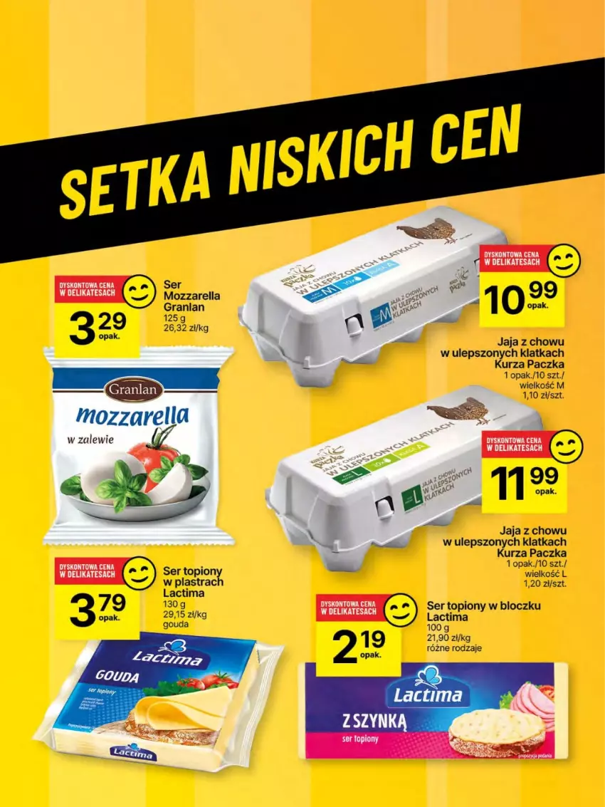 Gazetka promocyjna Delikatesy Centrum - Franczyza DC17 Czwartek - ważna 24.04 do 30.04.2025 - strona 55 - produkty: Gouda, Gra, Jaja, Mozzarella, Opony, Ser, Ser topiony, Top