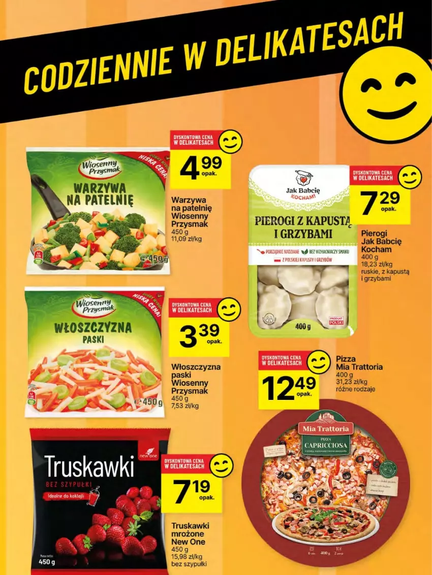 Gazetka promocyjna Delikatesy Centrum - Franczyza DC17 Czwartek - ważna 24.04 do 30.04.2025 - strona 56 - produkty: Kapustą, Koc, Pierogi, Pizza, Truskawki, Warzywa