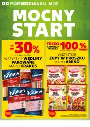 Gazetka promocyjna Kaufland - Mocny Start - Gazetka - ważna od 18.02 do 18.02.2026 - strona 4 - produkty: Krakus, Por, Kawa, Waga