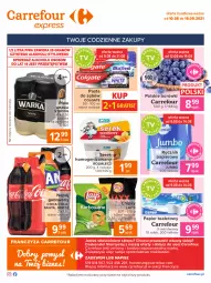 Gazetka promocyjna Carrefour - Gazetka Express - Gazetka - ważna od 16.08 do 16.08.2021 - strona 2 - produkty: Piwa, Piwo, Ser, Gra, Papier, Chipsy, Pasta do zębów, Coca-Cola, Rolmlecz, Warka, Papier toaletowy, Serek homogenizowany, Serek, Ręcznik, Napój gazowany, Fanta, Colgate, Sprite, Lay’s, Napój, LG, Fa