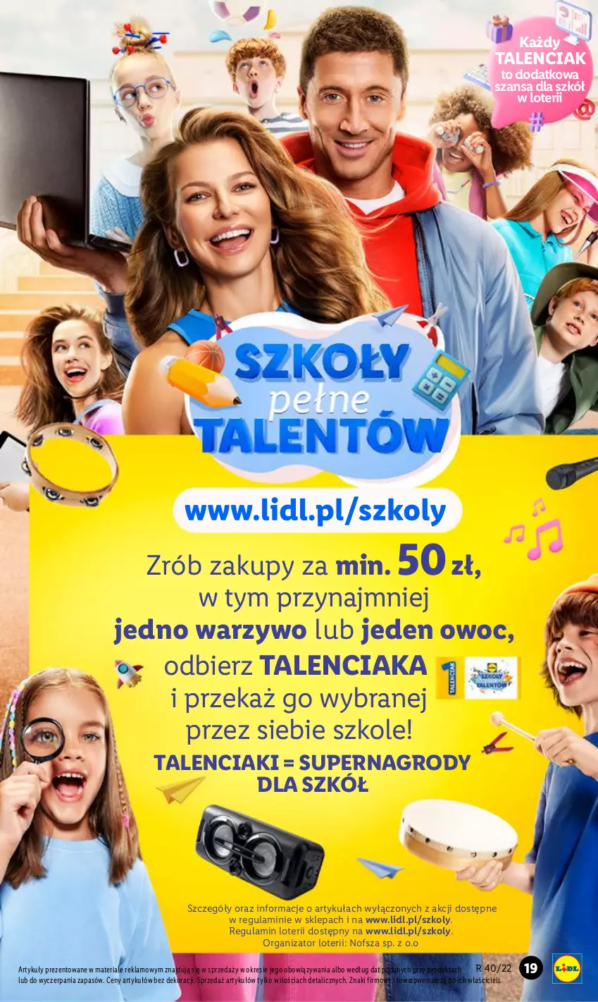 Gazetka promocyjna Lidl - GAZETKA - ważna 03.10 do 08.10.2022 - strona 19 - produkty: Ole!