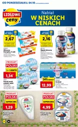 Gazetka promocyjna Lidl - GAZETKA - Gazetka - ważna od 06.10 do 06.10.2021 - strona 16 - produkty: Serek wiejski, Ser, Por, Gra, Danone, Twaróg, Actimel, Serek, Pilos, Pieprz, Solan, Müller, Twaróg półtłusty, Napój mleczny, Mleczna kanapka, Napój, Kinder, Kokos