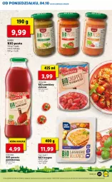 Gazetka promocyjna Lidl - GAZETKA - Gazetka - ważna od 06.10 do 06.10.2021 - strona 27 - produkty: Pesto, Lasagne, Pomidory