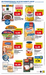 Gazetka promocyjna Lidl - GAZETKA - Gazetka - ważna od 06.10 do 06.10.2021 - strona 45 - produkty: Jabłka prażone, Lubella, Ser, Zupa, Bell, Kuchnia, Sony, Melvit, Płatki owsiane, Mleczko, Krem orzechowy, Danio, Bella, Kokos, Jabłka, Mleko