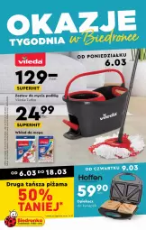 Gazetka promocyjna Biedronka - Okazje tygodnia od 06.03 - Gazetka - ważna od 22.03 do 22.03.2023 - strona 1 - produkty: Mop, , Vileda, Wkład do mopa