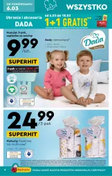 Gazetka promocyjna Biedronka - Okazje tygodnia od 06.03 - Gazetka - ważna od 22.03 do 22.03.2023 - strona 8 - produkty: Rama, Body, Pieluchy, Tran, Dada, , Fa
