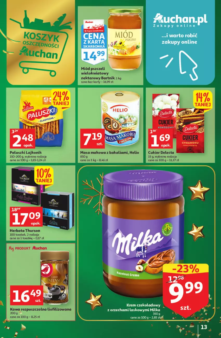 Gazetka promocyjna Auchan - Gazetka Magia Mikołajkowa Auchan Hipermarket - ważna 01.12 do 07.12.2022 - strona 13 - produkty: Milka