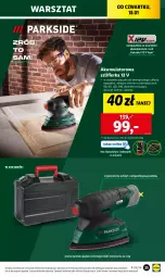 Gazetka promocyjna Lidl - GAZETKA - Gazetka - ważna od 20.01 do 20.01.2024 - strona 29 - produkty: Parkside, Ser, Papier, Walizka, Szlifierka, Akumulator