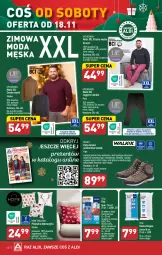 Gazetka promocyjna Aldi - Pełna oferta - Gazetka - ważna od 18.11 do 18.11.2023 - strona 40 - produkty: Sweter, Top, Sok, Por, Papier, Buty, Buty zimowe, Poduszka dekoracyjna, Klej, Poszewka, Tran, Wełna, Moda, Spodnie, Poduszka, Orka, Piżama, Fa