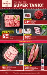 Gazetka promocyjna Aldi - Pełna oferta - Gazetka - ważna od 18.11 do 18.11.2023 - strona 8 - produkty: Mięso mielone, Gulasz wołowy, Mięso mielone z łopatki wieprzowej, Polędwiczka wieprzowa, Golonka z indyka, Mięsne specjały, Schab wieprzowy, Mięso