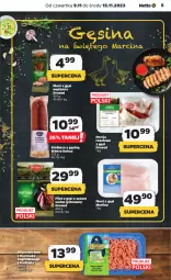 Gazetka promocyjna Netto - Artykuły spożywcze - Gazetka - ważna od 15.11 do 15.11.2023 - strona 5 - produkty: Kurczak, Mięso mielone, Sos, Por, Morliny, Kiełbasa, Mięso