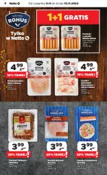 Gazetka promocyjna Netto - Artykuły spożywcze - Gazetka - ważna od 15.11 do 15.11.2023 - strona 6 - produkty: Piec, Sok, Sokołów, Parówki, Parówki z szynki, Pasztet, Szynka, Morliny, Schab pieczony