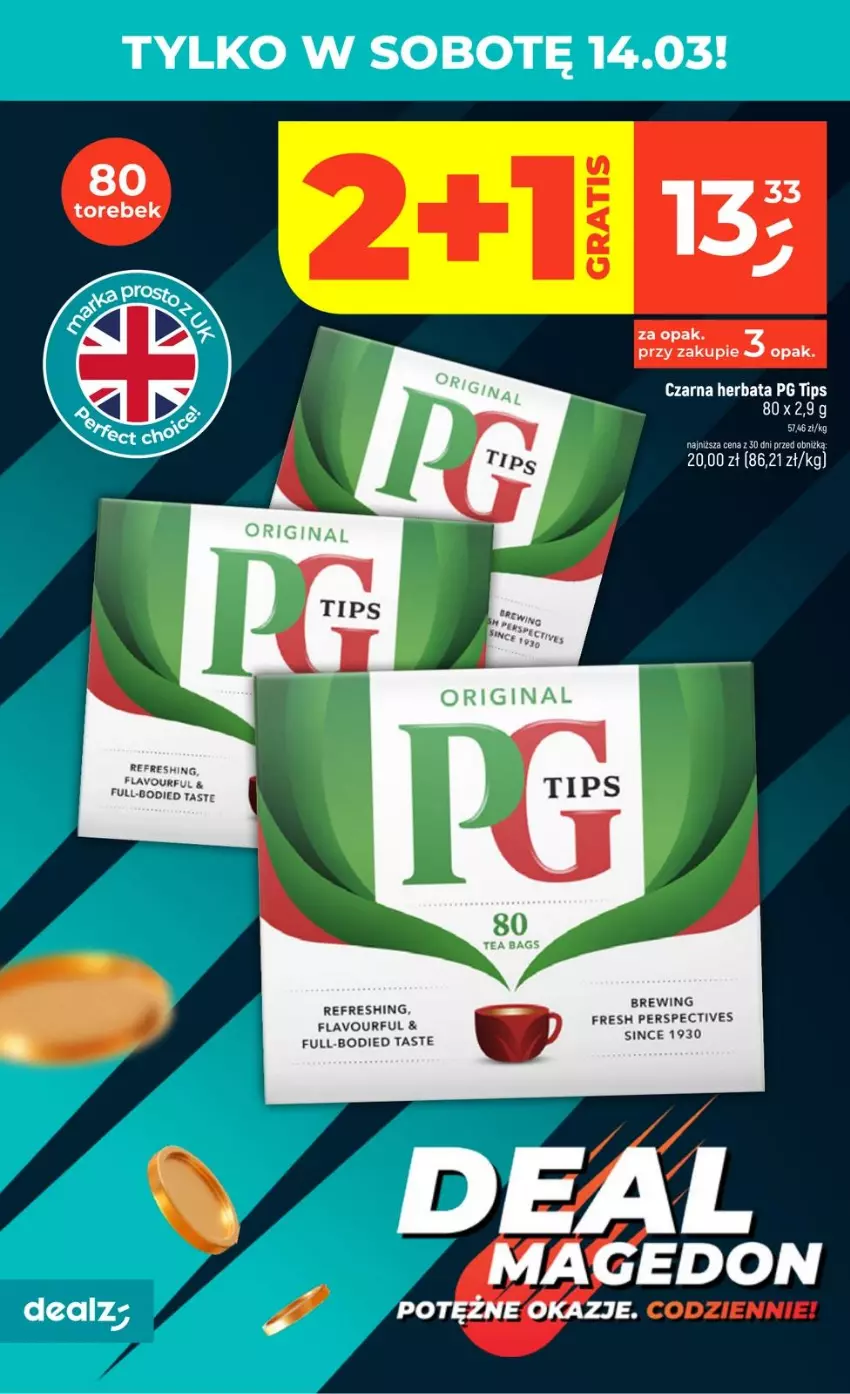 Gazetka promocyjna Dealz - NOWA GAZETKA - ważna 12.03 do 18.03.2026 - strona 4 - produkty: Gin, Herbata