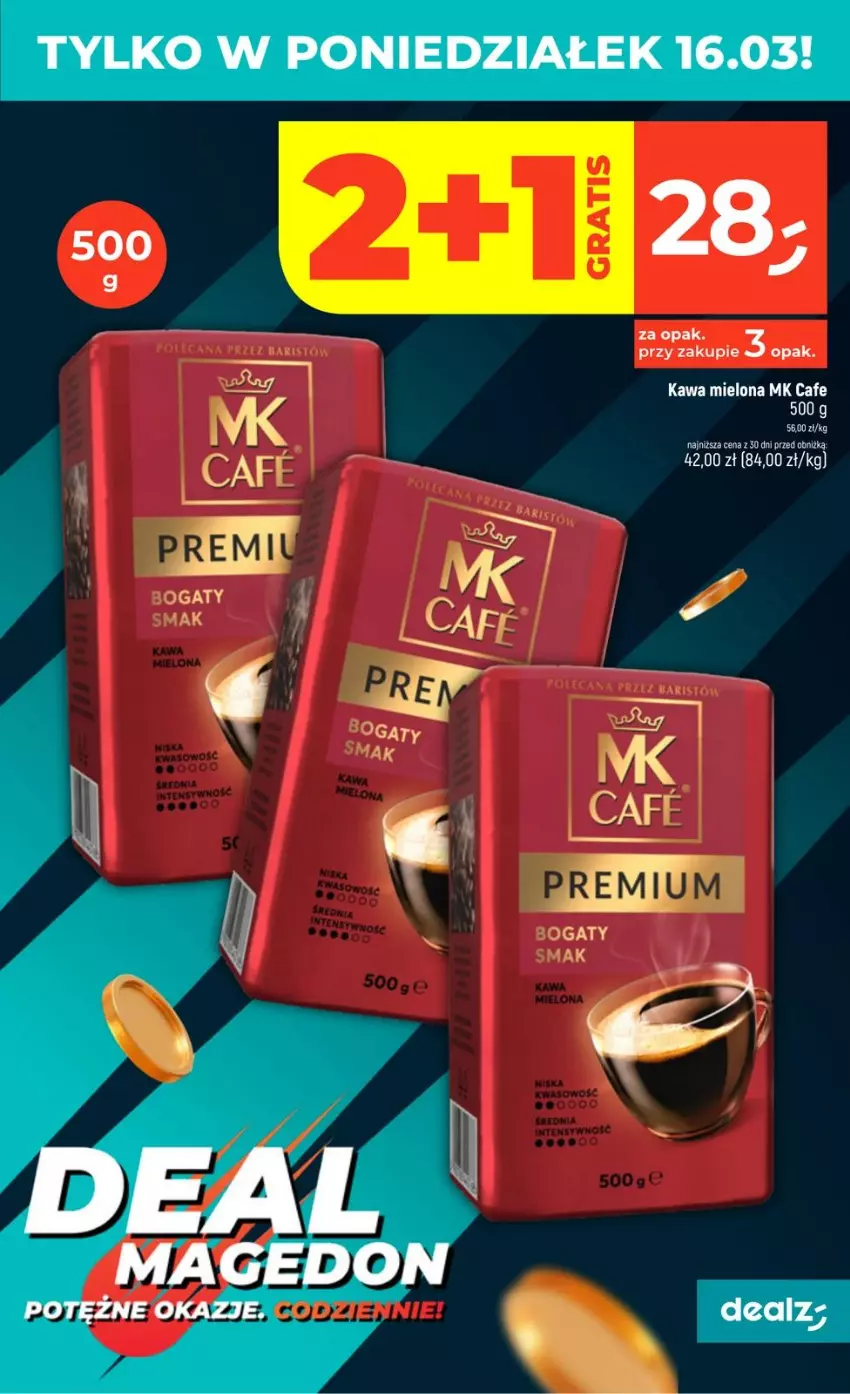 Gazetka promocyjna Dealz - NOWA GAZETKA - ważna 12.03 do 18.03.2026 - strona 5 - produkty: Kawa, Kawa mielona