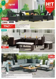 Gazetka promocyjna Leroy Merlin - Gazetka Leroy Merlin - Gazetka - ważna od 13.05 do 13.05.2025 - strona 2 - produkty: Sofa narożna, Ser, Puf, Huśtawka, Stolik, Stół, Sofa, Narożnik, Ontario, Krzesło, Siedzisko, Fotel, Poduszka, Ogród, Fa