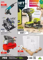 Gazetka promocyjna Leroy Merlin - Gazetka Leroy Merlin - Gazetka - ważna od 13.05 do 13.05.2025 - strona 23 - produkty: Klamka, Włącznik pojedynczy, Ser, Przewód, Rama, Szlifierka kątowa, Gniazdo pojedyncze, Makita, Włącznik podwójny, Tran, Tarka, Ramka, Wkręt, Kompresor olejowy, Somat, Wkrętarka, Drzwi wejściowe, Szlifierka, Celma, Pilarka tarczowa, Drzwi, Olej, Kompresor, Akumulator, Fa