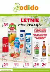 Gazetka promocyjna Odido - LETNIE orzeźwienie - Gazetka - ważna od 31.05 do 31.05.2021 - strona 1 - produkty: Piwa, Piwo, Piec, Sok pomarańczowy, Sok, Gra, Maślanka, Danone, Kasztelan, Rama, Jogurt, Coca-Cola, Napój jogurtowy, Fortuna, Napój gazowany, Fanta, Sprite, Napój, Fa
