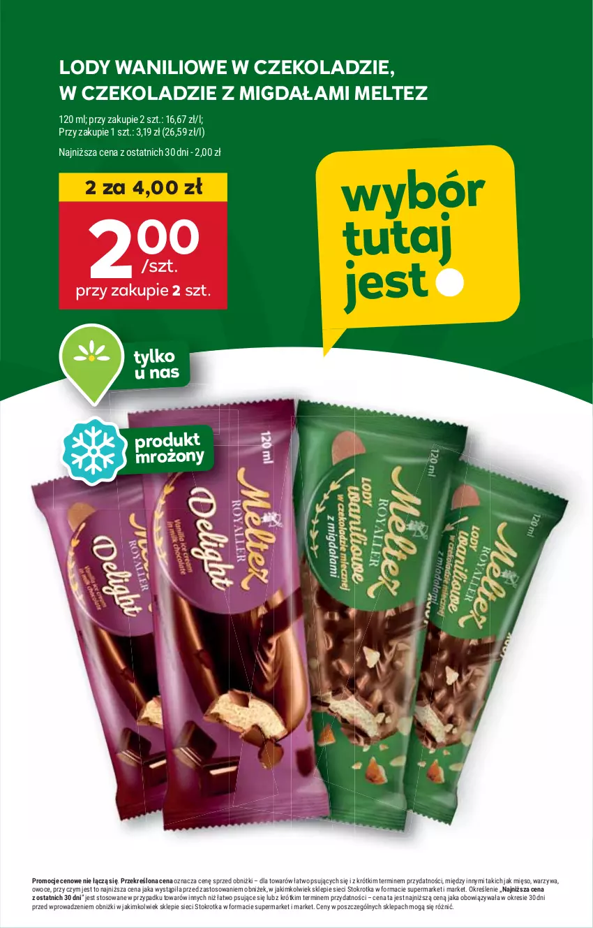 Gazetka promocyjna Stokrotka - Supermarket - ważna 06.02 do 12.02.2025 - strona 30 - produkty: HP, Lody