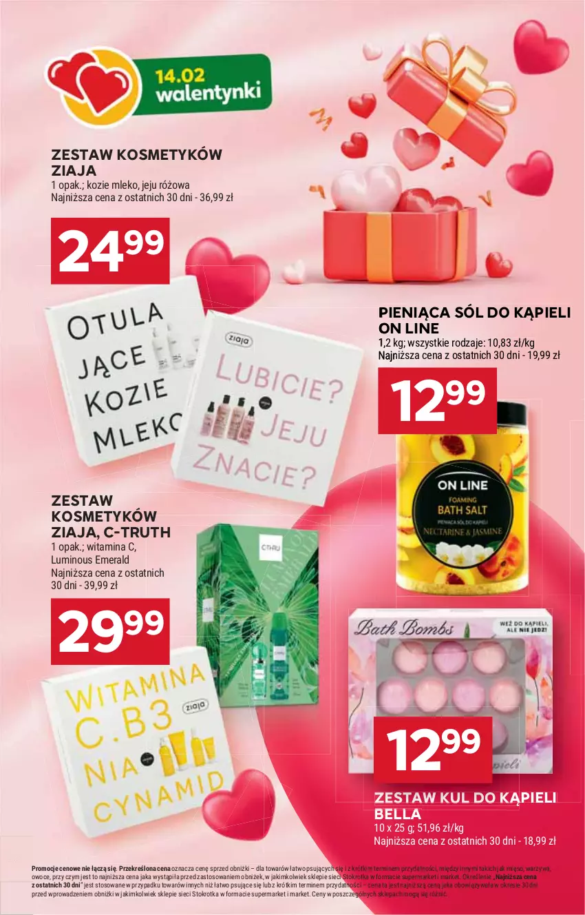 Gazetka promocyjna Stokrotka - Supermarket - ważna 06.02 do 12.02.2025 - strona 40 - produkty: Bell, Bella, HP, Sól, Sól do kąpieli, Ziaja