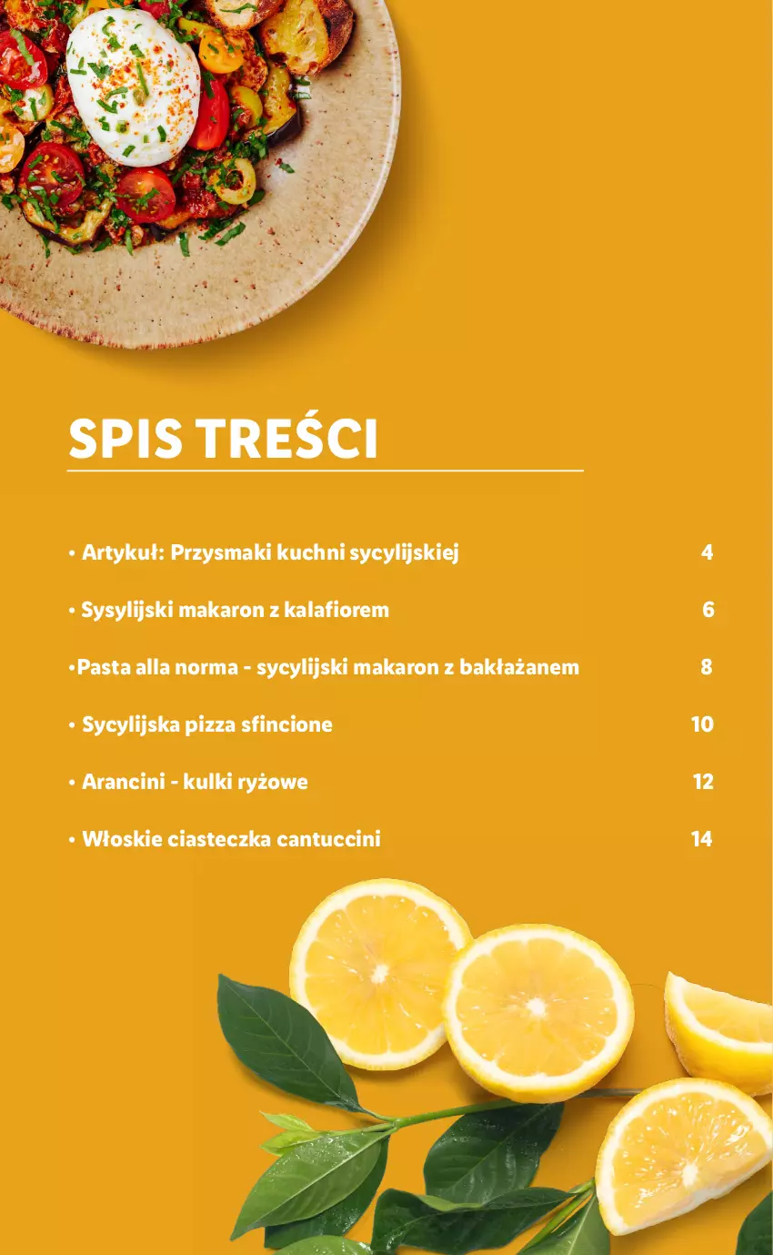 Gazetka promocyjna Lidl - KATALOG SYCYLIA - ważna 22.08 do 28.08.2022 - strona 2 - produkty: Kalafior, Makaron, Pizza, Przysmaki, Ryż