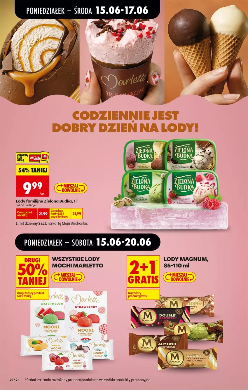 Gazetka promocyjna Biedronka - Od Poniedziałku - ważna 15.06 do 20.06.2026 - strona 24 - produkty: Gra, Lion, Lody, Por, Ser, Zielona Budka