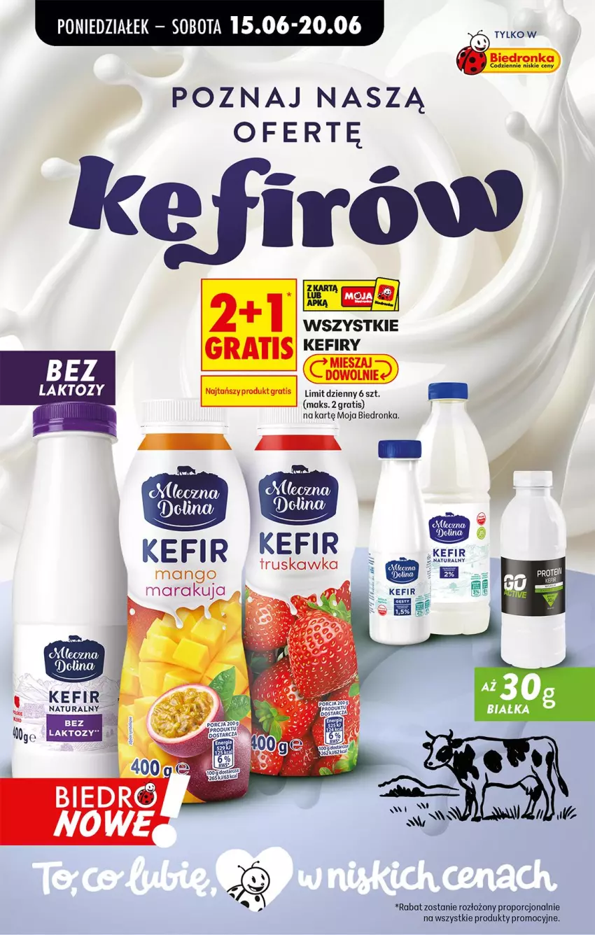 Gazetka promocyjna Biedronka - Od Poniedziałku - ważna 15.06 do 20.06.2026 - strona 48 - produkty: Gra, Kefir, Mango, Por