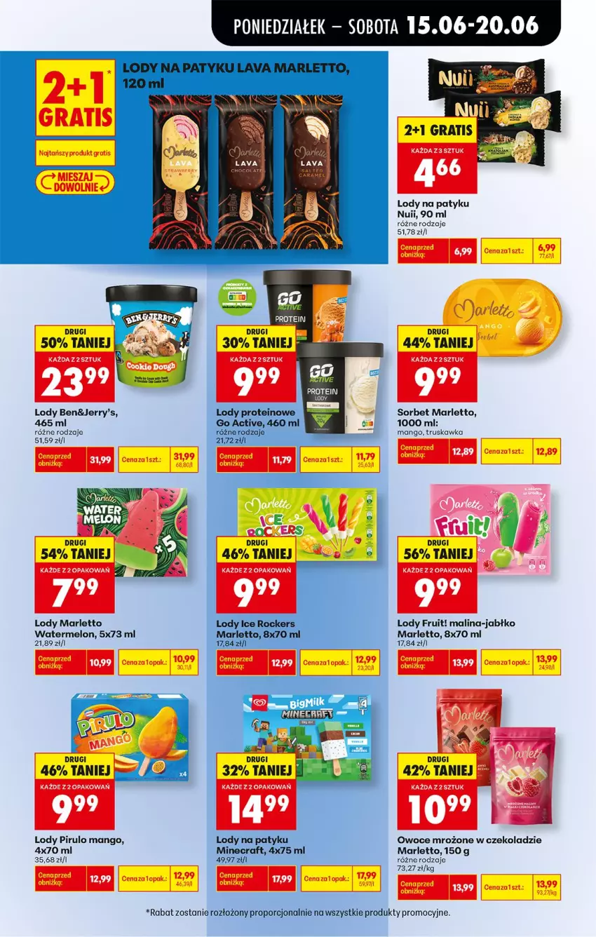 Gazetka promocyjna Biedronka - Od Poniedziałku - ważna 15.06 do 20.06.2026 - strona 51 - produkty: Fa, Gra, Kosz, LG, Lody, Mango, Melon, Minecraft, Owoce, Por