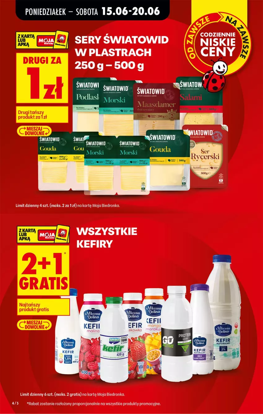 Gazetka promocyjna Biedronka - Od Poniedziałku - ważna 15.06 do 20.06.2026 - strona 6 - produkty: Fa, Gra, LG, Por, Ser