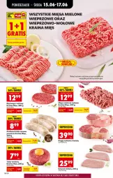 Gazetka promocyjna Biedronka - Od Poniedziałku - Gazetka - ważna od 20.06 do 20.06.2026 - strona 36 - produkty: Mięso mielone, Por, Tatar wołowy, Burger, Kiełbasa biała, Pręga wołowa, Kiełbasa, Mięso