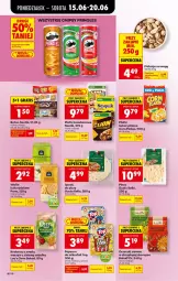 Gazetka promocyjna Biedronka - Od Poniedziałku - Gazetka - ważna od 20.06 do 20.06.2026 - strona 66 - produkty: Pistacje, Cebula, Corn flakes, Top, Gra, Orzeszki, Bell, Chipsy, Wafle, Popcorn, Pringles, Baton, Danio, Orzeszki ziemne, Krakersy, Fa