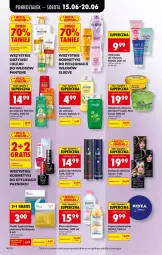 Gazetka promocyjna Biedronka - Od Poniedziałku - Gazetka - ważna od 20.06 do 20.06.2026 - strona 74 - produkty: Fructis, Elseve, Por, Gra, Odzywka do włosów, Pantene, Płyn micelarny, Krem uniwersalny, Taft, Maska do włosów, Szampon, Syoss, Garnier, Lakier do włosów, Be Be, Maska, Olej, Niuqi, Nivea, Lakier, Farba do włosów, Fa