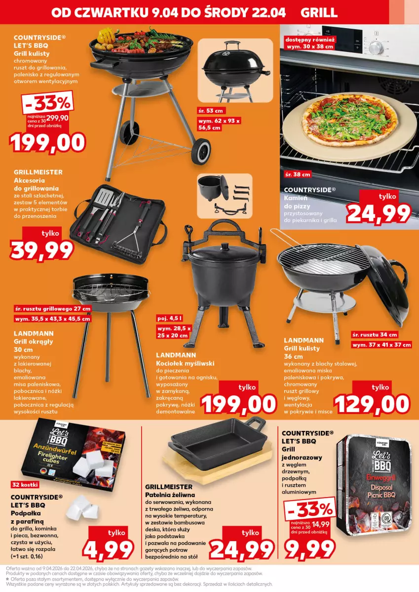 Gazetka promocyjna Kaufland - Kaufland - ważna 09.04 do 22.04.2026 - strona 11 - produkty: Grill, Inka, Patelnia, Piec, Por, Ser, Sok, Stół