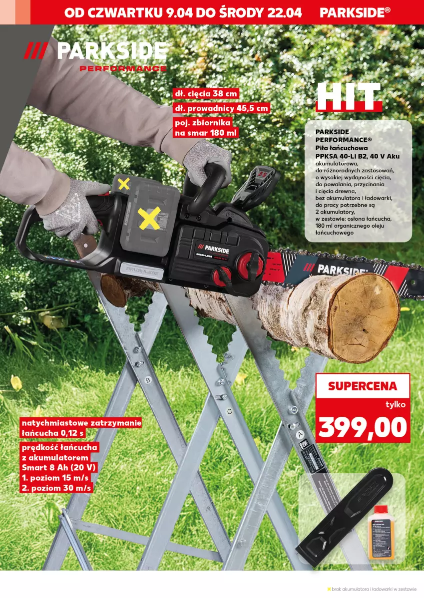 Gazetka promocyjna Kaufland - Kaufland - ważna 09.04 do 22.04.2026 - strona 4 - produkty: Akumulator, Olej, Parkside, Sok