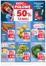 Gazetka promocyjna Kaufland - Gazetka tygodnia - Gazetka - ważna od 15.04 do 15.04.2026 - strona 13 - produkty: Pierogi, Madej Wróbel, Cytryny, Lody, Winogrona, Kiełbasa głogowska, Wino, Kiełbasa