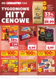 Gazetka promocyjna Kaufland - Gazetka tygodnia - Gazetka - ważna od 15.04 do 15.04.2026 - strona 8 - produkty: Goplana, Ciastka, Krakus, Cheetos, Sok, Por, Orzeszki, Kawa ziarnista, Jeżyki, Dallmayr, Kawa, Dilmah, Herbata czarna, Chrupki, LANA, Lorenz, Waga, Orzeszki ziemne, Herbata, Krakuski