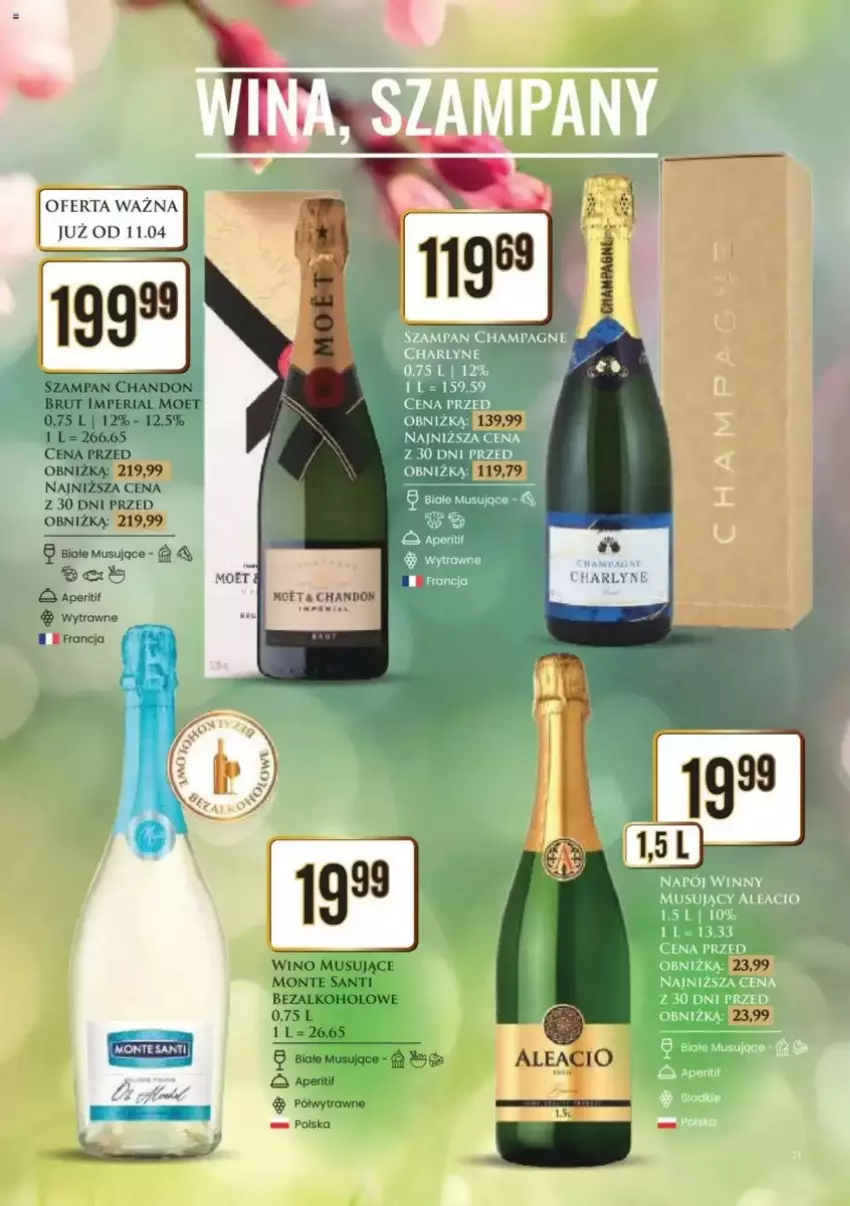 Gazetka promocyjna Dino - ważna 14.04 do 19.04.2025 - strona 14 - produkty: Monte, Monte Santi, Mus, Sito, Wino, Wino musujące