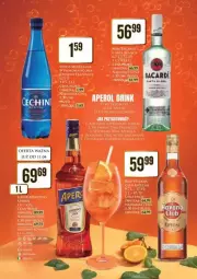 Gazetka promocyjna Dino - Gazetka - ważna od 19.04 do 19.04.2025 - strona 9 - produkty: Sok, Rum, Bacardi, Woda gazowana, Kieliszek, Woda, Likier, Aperol