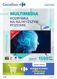 Gazetka promocyjna Carrefour - Gazetka Multimedia - Gazetka - ważna od 06.03 do 06.03.2021 - strona 1 - produkty: Samsung, Telewizor