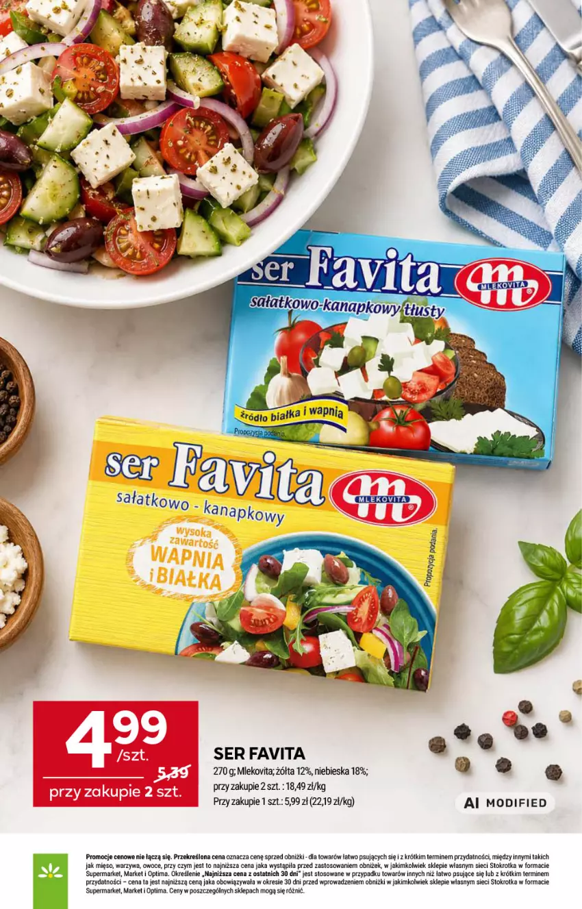 Gazetka promocyjna Stokrotka - Market - ważna 10.09 do 16.09.2026 - strona 16 - produkty: Fa, Favita, Mięso, Mleko, Mlekovita, Optima, Owoce, Ser, Warzywa