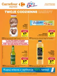 Gazetka promocyjna Carrefour - Gazetka Express - Gazetka - ważna od 27.06 do 27.06.2022 - strona 1 - produkty: Piwa, Piwo, Piec, Princessa, Gra, Lemoniada, Jogurt, Wafelek, Kosz, Carlsberg, Tymbark, Napój