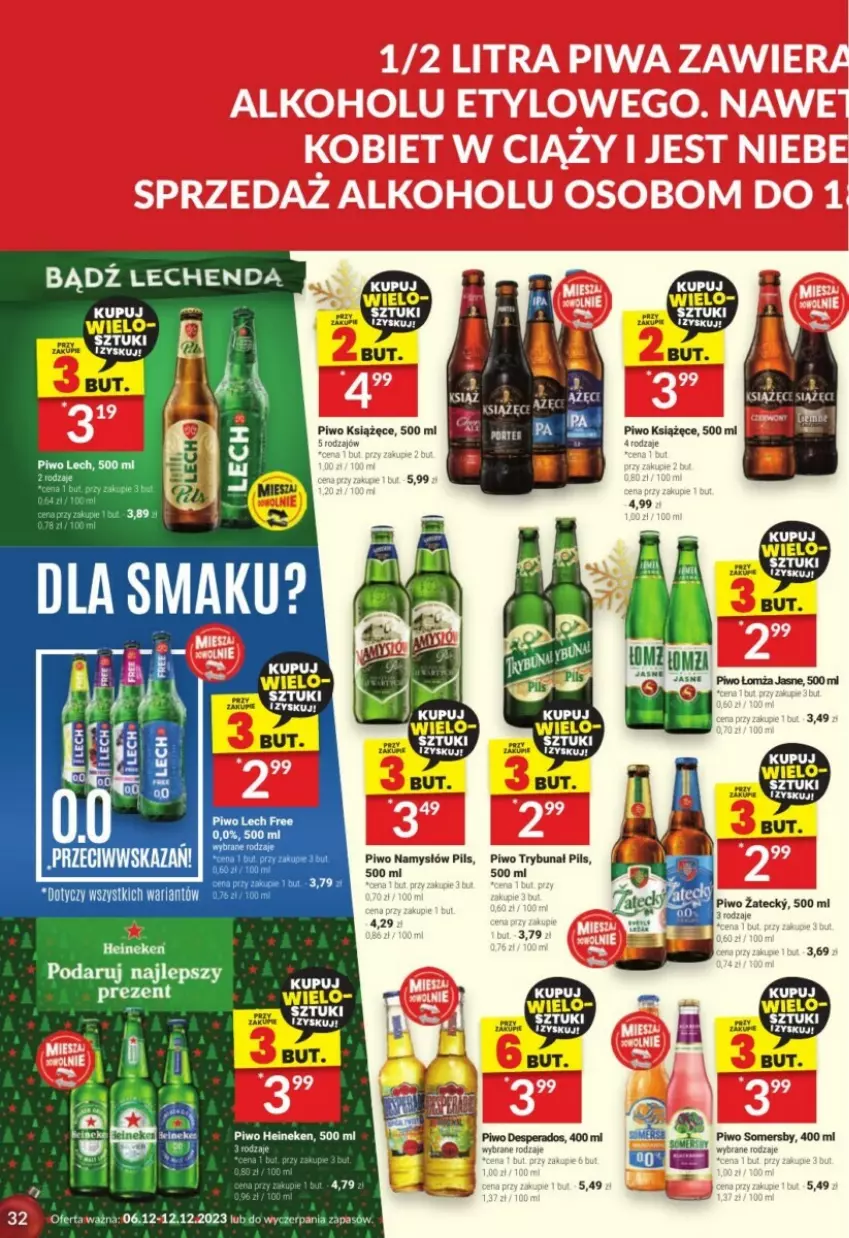 Gazetka promocyjna Twoj Market - ważna 06.12 do 12.12.2023 - strona 26 - produkty: Desperados, Heineken, Namysłów, Piwo