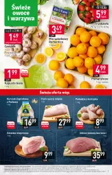 Gazetka promocyjna Stokrotka - Market - Gazetka - ważna od 15.02 do 15.02.2023 - strona 3 - produkty: Kurczak, Warzywa, Truskawki, Czosnek, Filet z piersi indyka, Pomarańcze, Siatka, Sałat, Udziec wołowy, Owoce, Golonka wieprzowa, Mięso