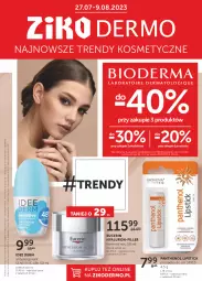 Gazetka promocyjna Ziko - Gazetka Ziko Dermo - Gazetka - ważna od 09.08 do 09.08.2023 - strona 1 - produkty: Krem na noc, Atoderm, Antyperspirant