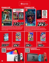 Gazetka promocyjna Media Markt - Gazetka Media Markt - Gazetka - ważna od 31.03 do 31.03.2023 - strona 2 - produkty: Piec, Nintendo Switch, Por, Mus, Gin, Gra, Bayonetta, Sport, Metro