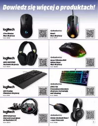 Gazetka promocyjna Media Markt - Gazetka Media Markt - Gazetka - ważna od 31.03 do 31.03.2023 - strona 7 - produkty: Kierownica, Gra, Słuchawki, Klawiatura, Mysz, PlayStation