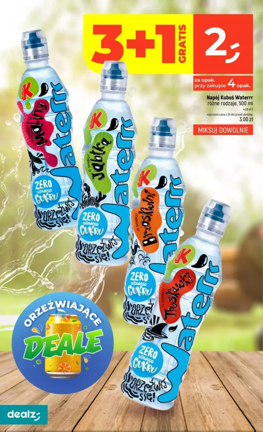 Gazetka promocyjna Dealz - NOWA GAZETKA - ważna 20.08 do 26.08.2026 - strona 24 - produkty: Fa, Gra, Kubuś, Kubuś Waterrr, Napój