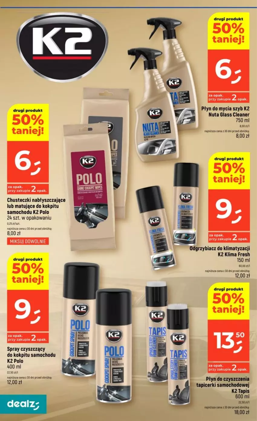 Gazetka promocyjna Dealz - NOWA GAZETKA - ważna 20.08 do 26.08.2026 - strona 44 - produkty: Chusteczki, K2, Płyn do mycia