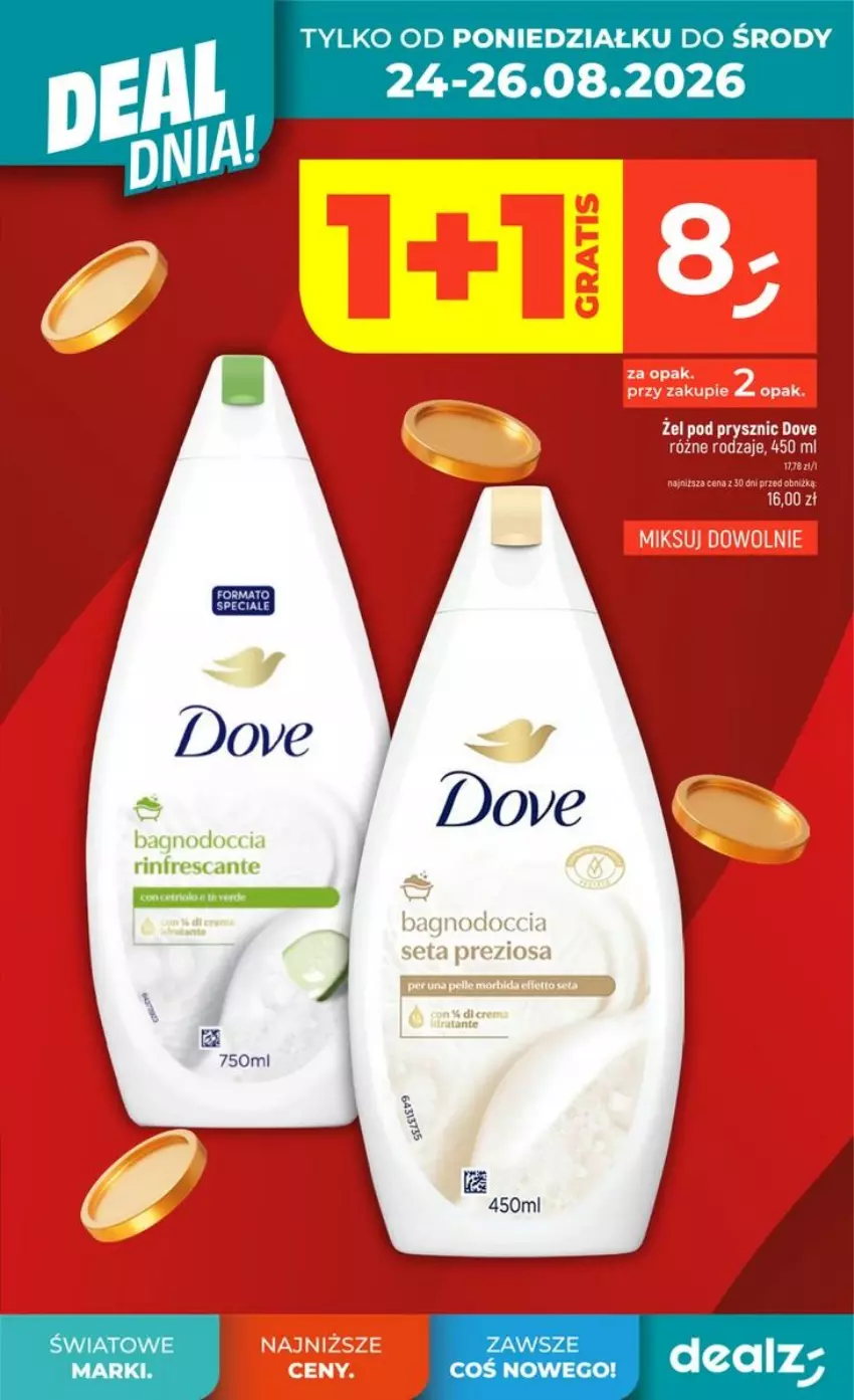 Gazetka promocyjna Dealz - NOWA GAZETKA - ważna 20.08 do 26.08.2026 - strona 5 - produkty: Dove