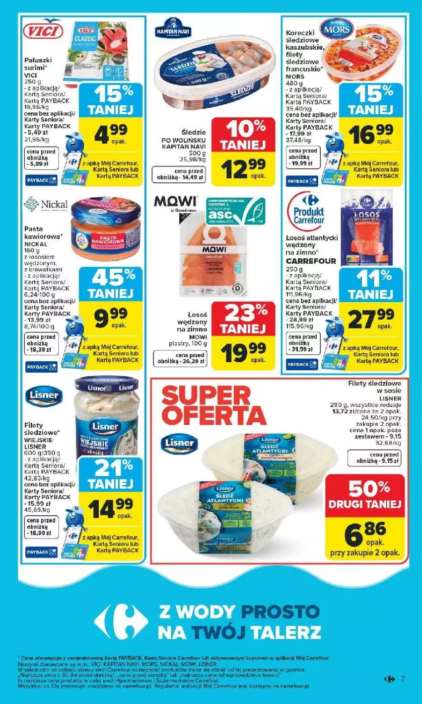 Gazetka promocyjna Carrefour - Gazetka Carrefour, Market od poniedziałku! - ważna 09.03 do 14.03.2026 - strona 9 - produkty: Fa, Kawior, Lisner, Sos, Surimi